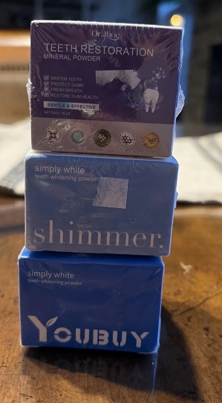 Magic Whitening Powder, Shimmer Teeth Restoration , Booster Youbuy Orallhoe